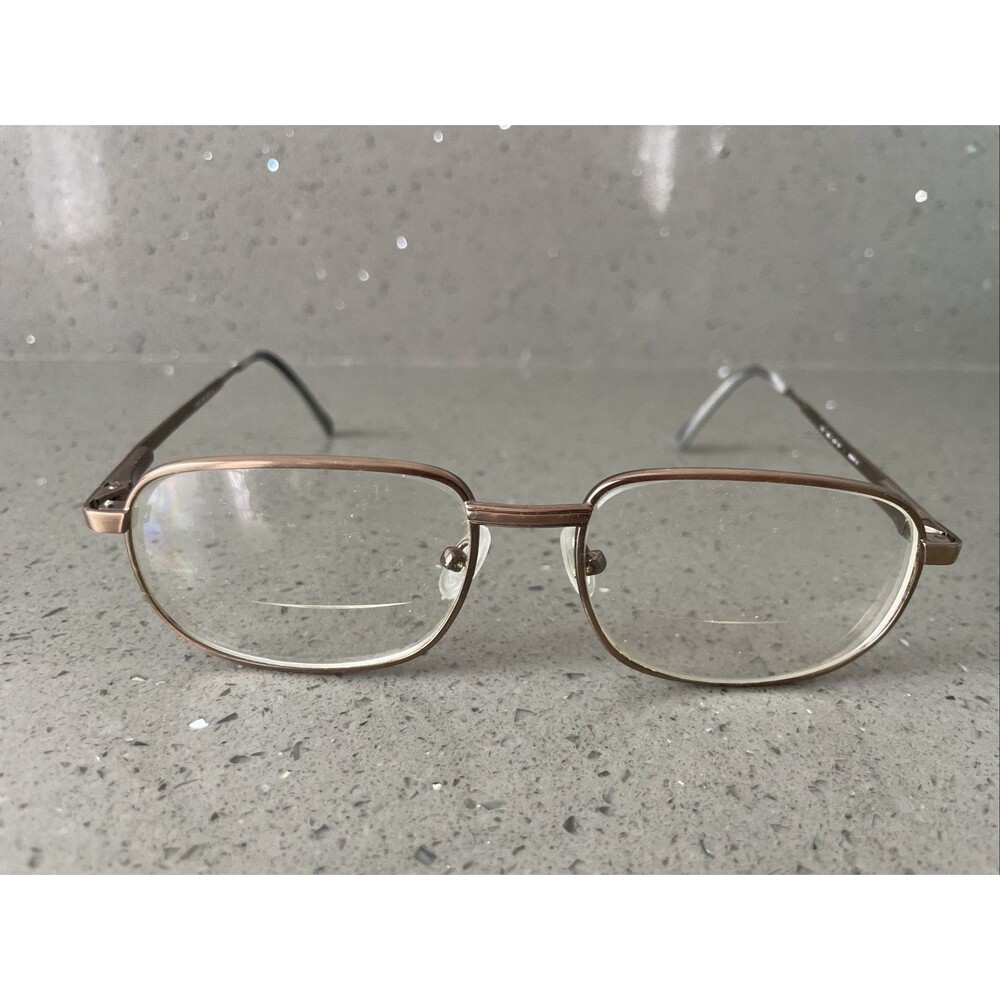 Vintage On Guard Aviator Eyeglasses Frame ONLY OG Z87 2 54-17-140 W GUARD Bronze